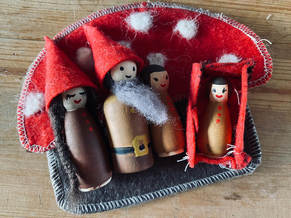 Matarın altında yaşayan trol ailesi.