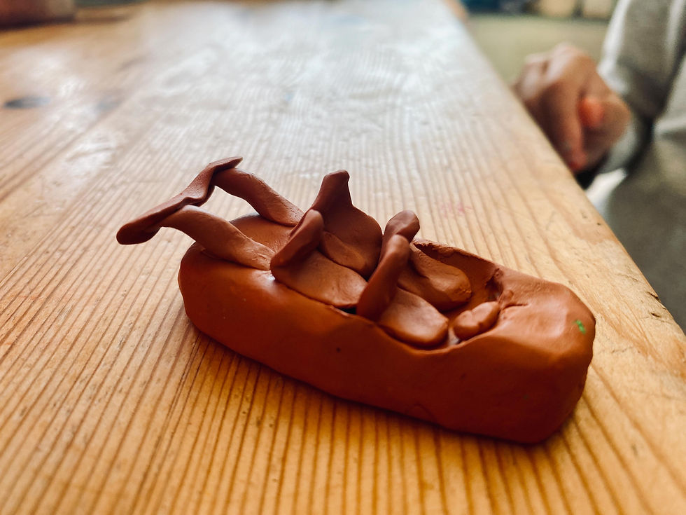 Serin'in babasına yaptığı araba.