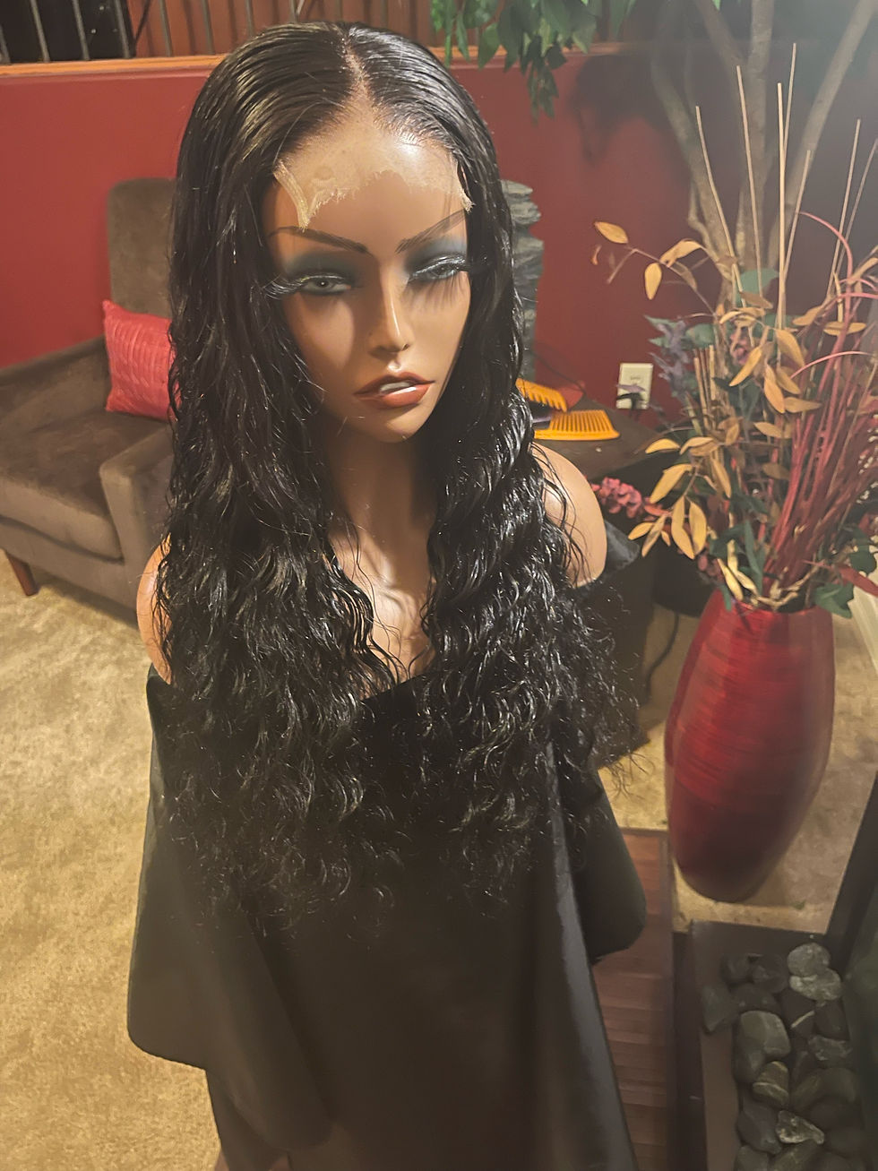 Thumbnail: 22in Natural Wave HD Closure Wig