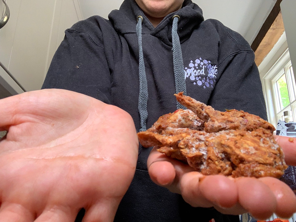 A palm size portion of protein