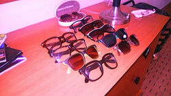 Looks like a damn Sunglasses Hut in this room!  Getting ready for the weekend