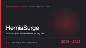 Portada ACOH: HerniaSurge, guías internacionales de hernia inguinal