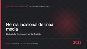 Portada ACOH: guía EHS de hernia incisional de línea media