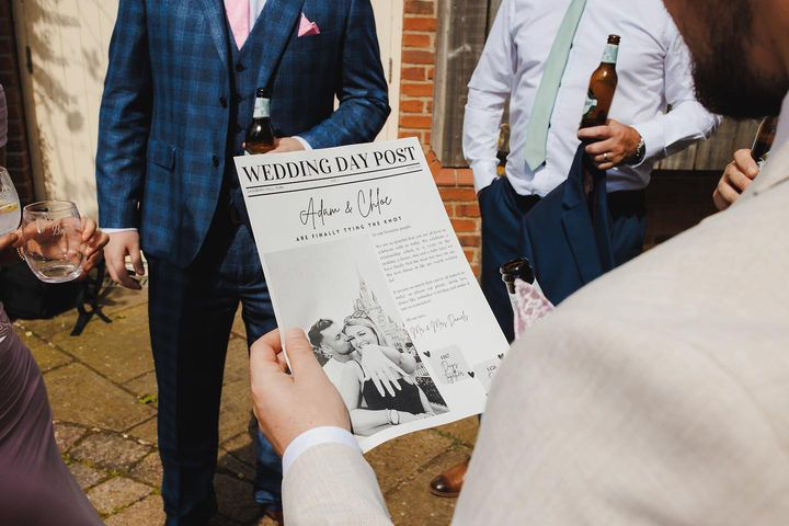 Thumbnail: Wedding Day Newspapers
