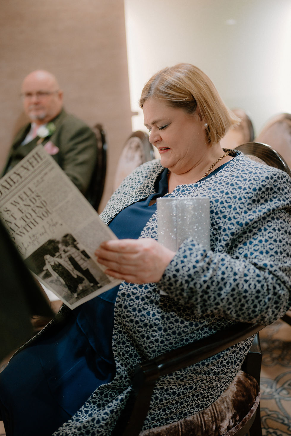 Creating those heartwarming wedding memories, one newspaper at a time