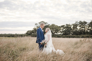 Classic and natural white blush wedding at Pentney Abbey