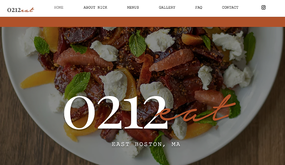 0212Eat Website Design