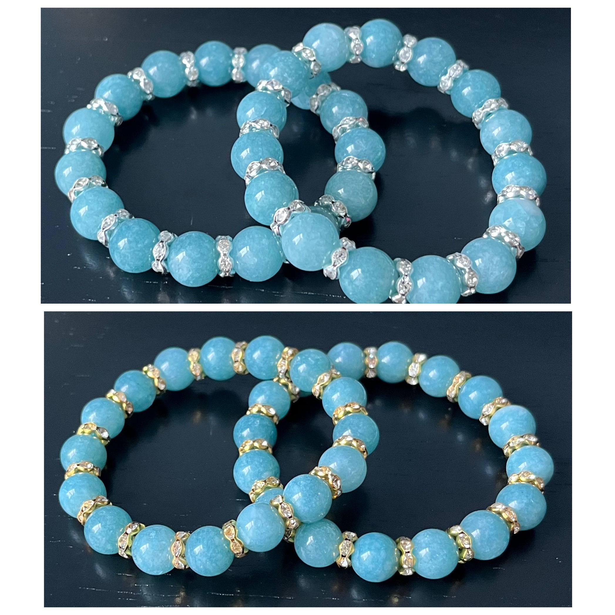 Aquamarine Jade Bracelet