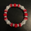 Thumbnail: Red Ombré Beaded Stretch Bracelet