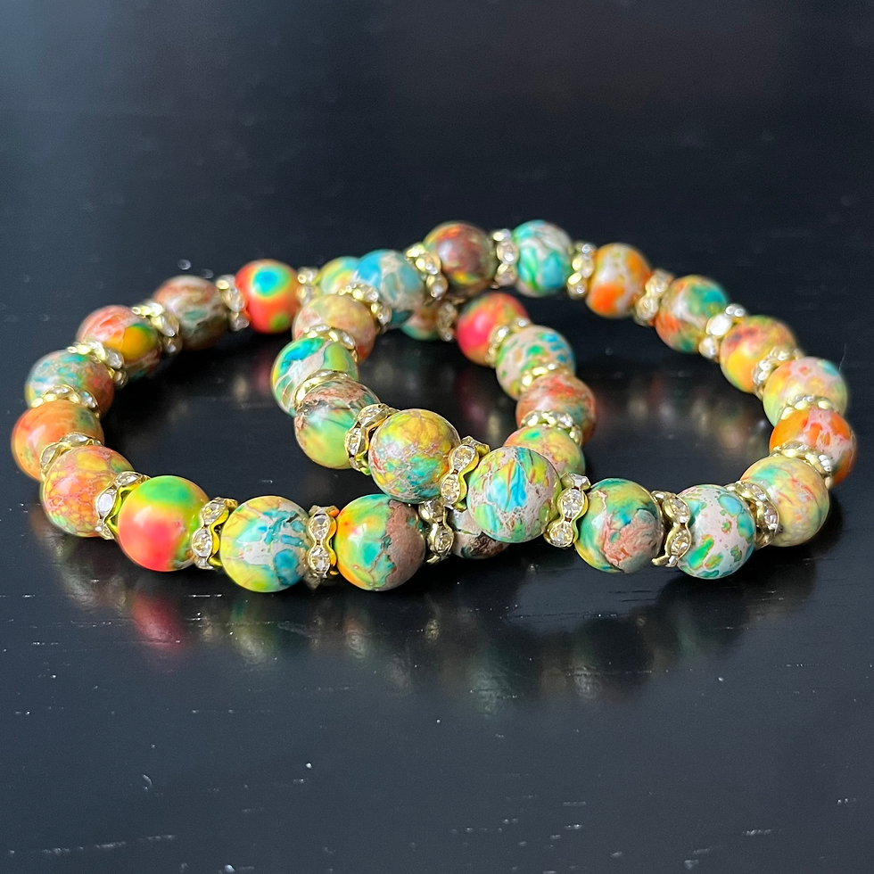 Orange Imperial Jasper Bracelet