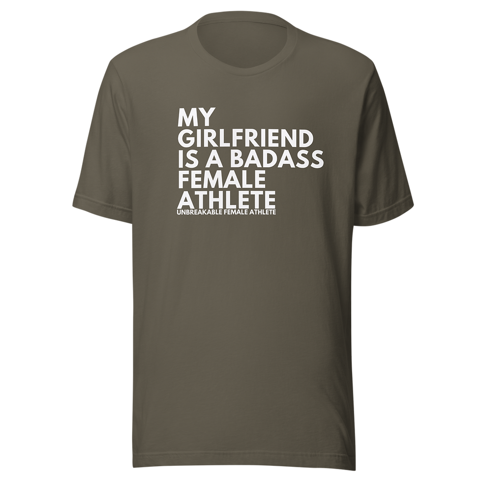 Miniatura: Unisex My Girlfriend Is a Badass Female Athlete