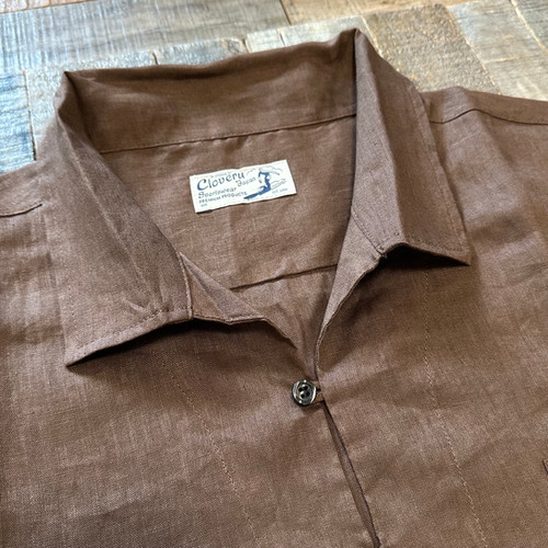Cloveru® COMFORT LINEN SKIPPER SHIRTS | BIZARRE GREEN