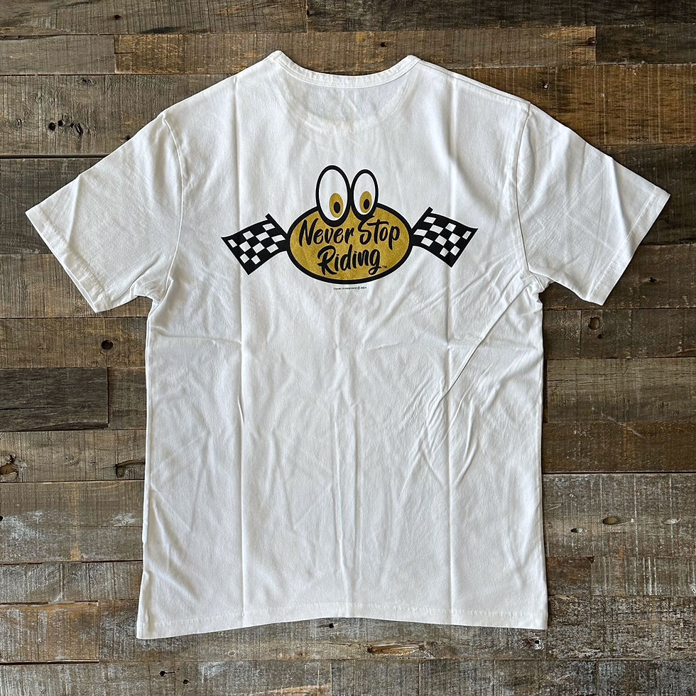 サムネイル： Cloveru Tシャツ NEVER STOP RIDING