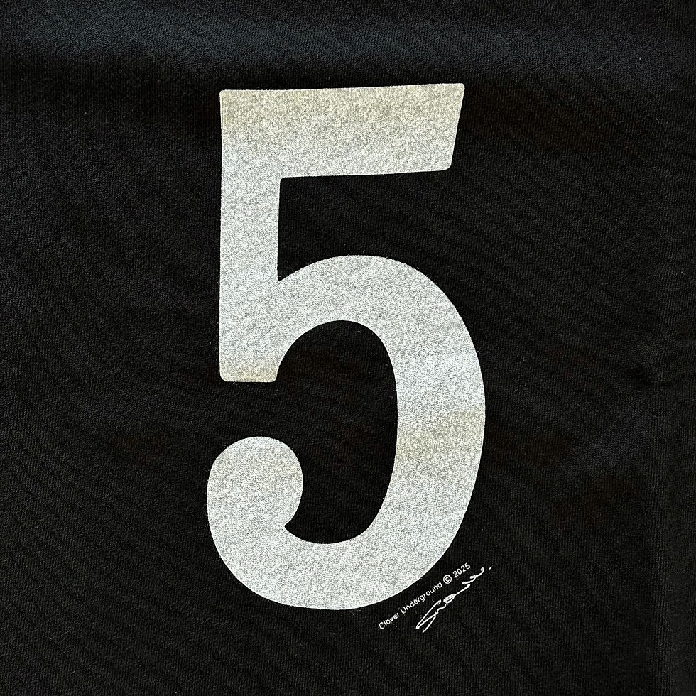 サムネイル： Cloveru® Number 5 crew25 半端丈 BG Special