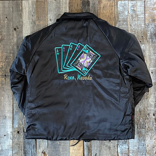 THRIFTY LOOK / GERMANY SOUVENIR PADDED JACKET | BIZARRE GREEN