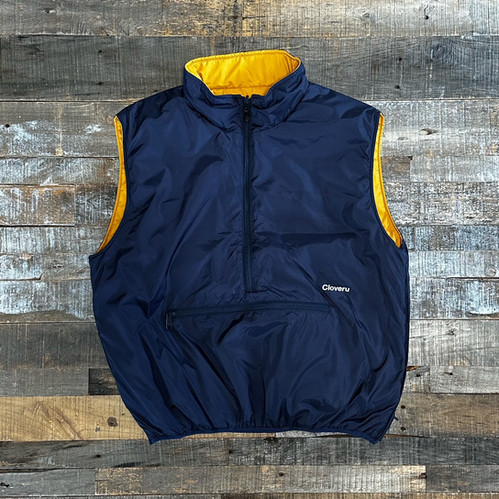 Cloveru® Urban Reversible Vest（Banana / Navy） | BIZARRE GREEN