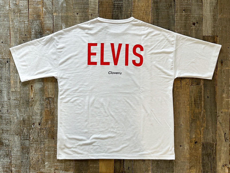サムネイル： Cloveru® Japan Made Recycle WIDE Tee【ELVIS】
