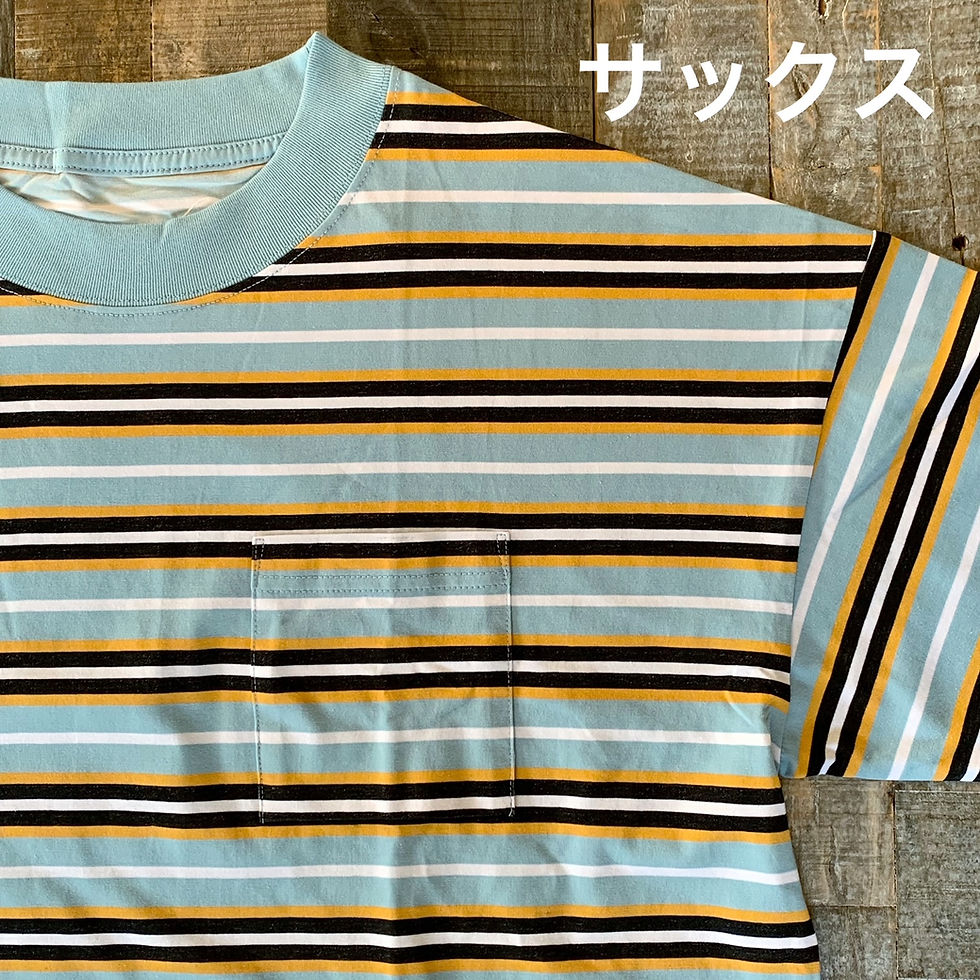 サムネイル： SHELTECH ボーダーTシャツ ワイドシルエット