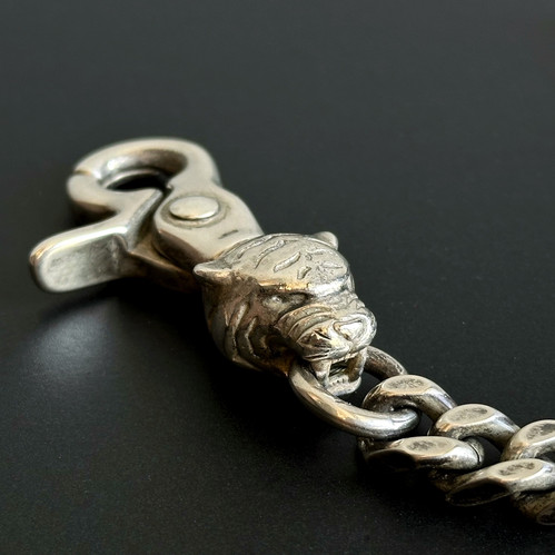 タイガーウォレットチェーン　シルバー TIGER & TUDOR LINK WALLET CHAIN | クレイジーピッグ公式オンライン