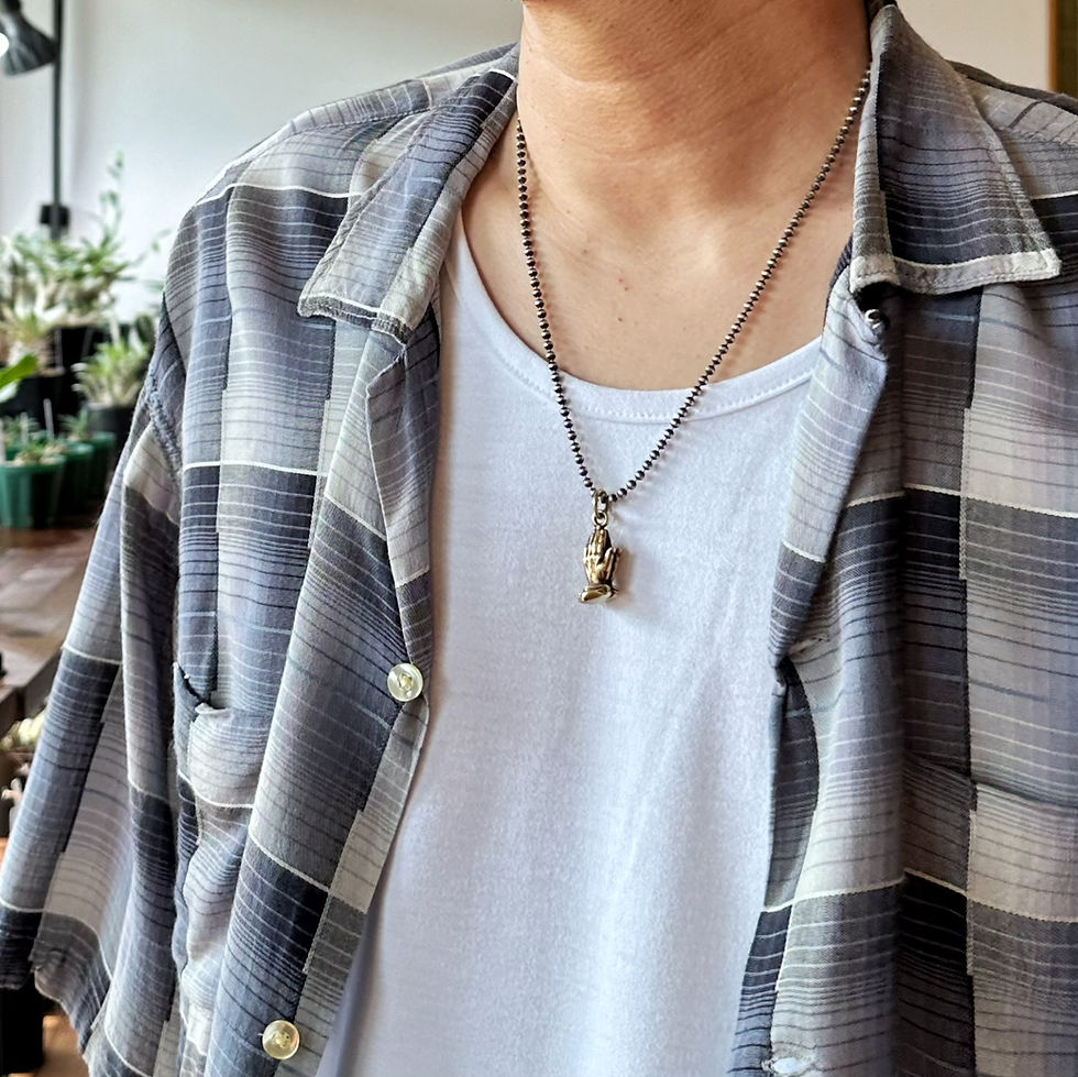 サムネイル： Praying Hands Pendant Top