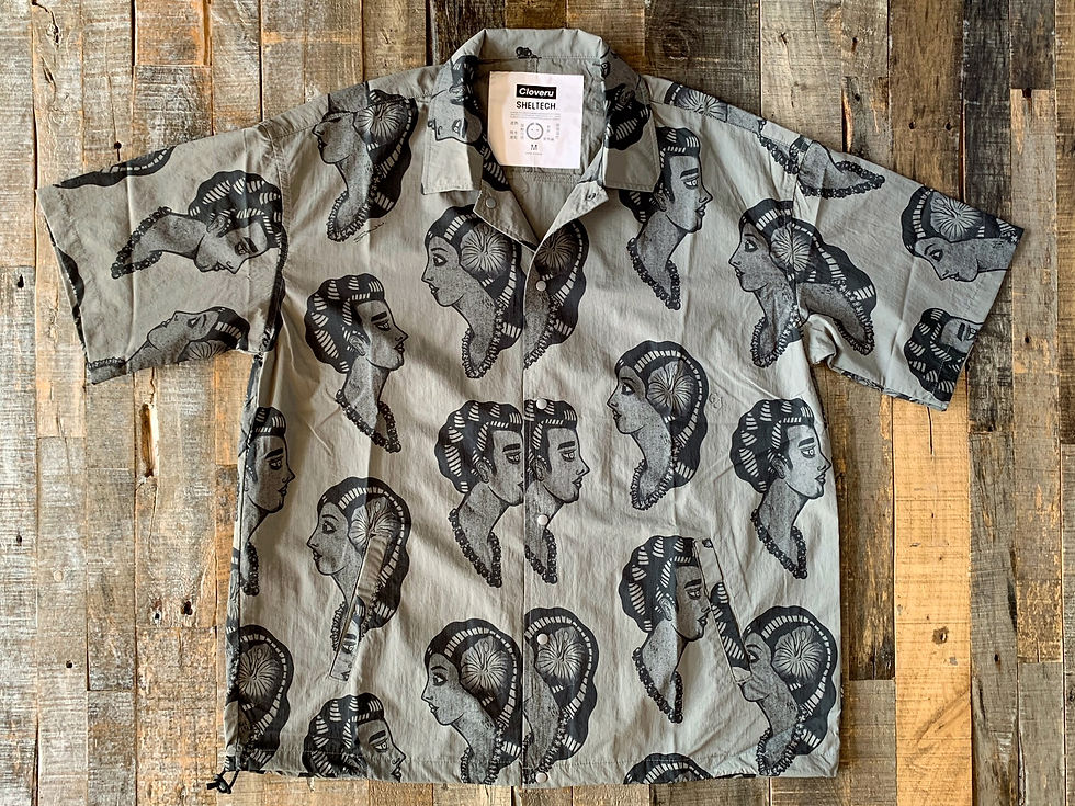 サムネイル： SHELTECH with Cloveru Urban 2way Shirt　KANE WAHINE