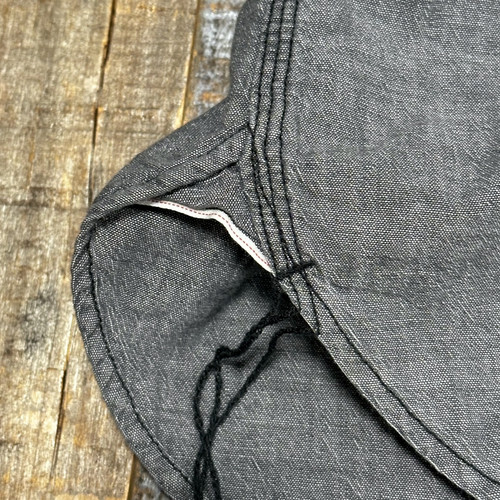 T.K. GARMENT SUPPLY with Cloveru Limited Chambray Shirts. - BLACK