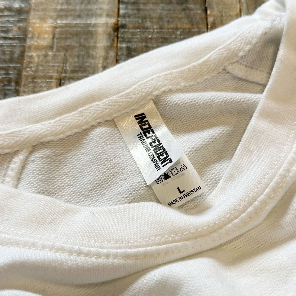 サムネイル： THRIFTY LOOK / "STAY CURIOUS" RAGLAN SWEAT
