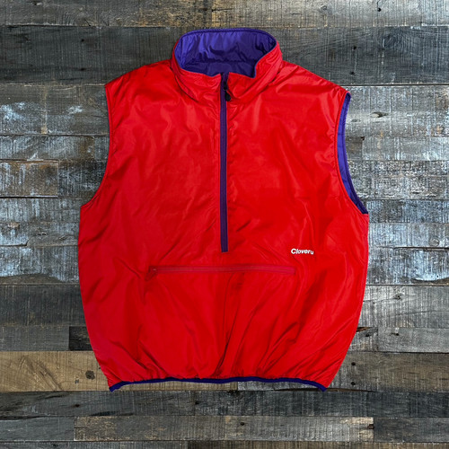 Cloveru® Urban Reversible Vest（Purple / Red） | BIZARRE GREEN