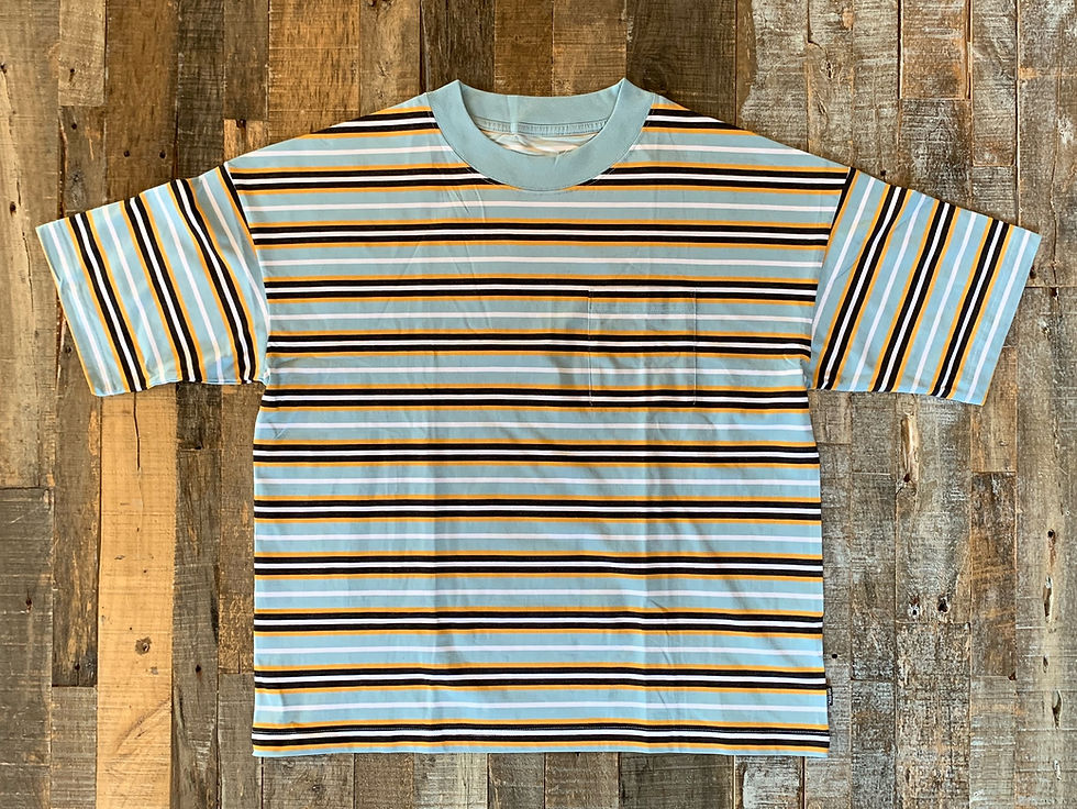 サムネイル： SHELTECH ボーダーTシャツ ワイドシルエット