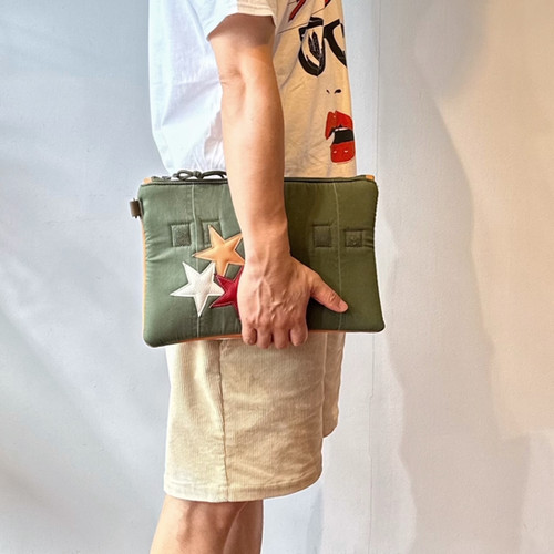neighborhood TK garment supply クラッチバッグ T.K GARMENT SUPPLY / Clutch Bag | BIZARRE GREEN