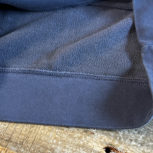 Cloveru 半端丈スウェット MUJI CREW / Surf Navy | BIZARRE GREEN