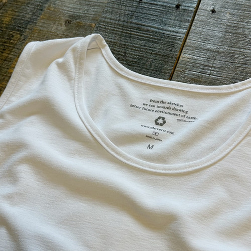 Cloveru® Japan Made Recycle MUJI STANDARD FIT Tank | BIZARRE GREEN