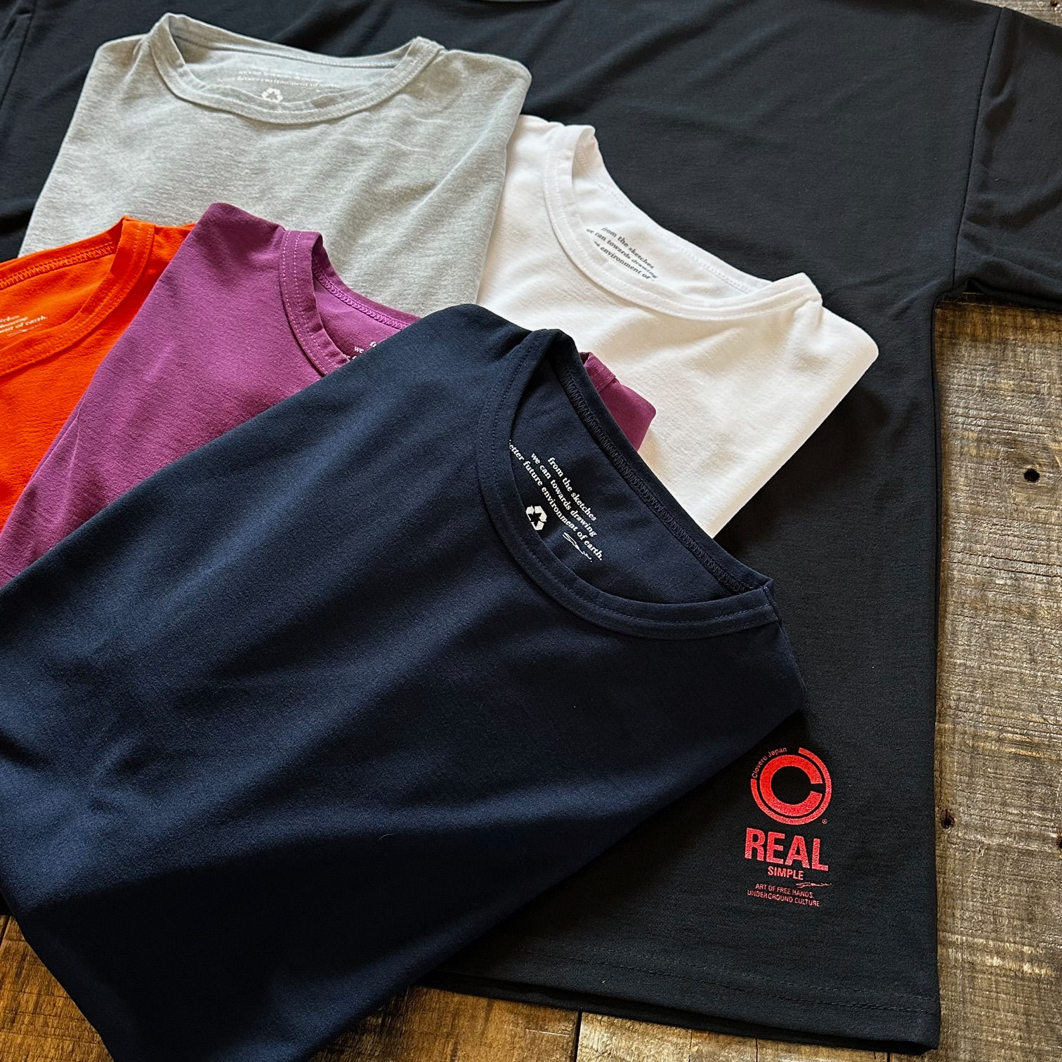 Cloveru® Japan Made Recycle MUJI WIDE Tee