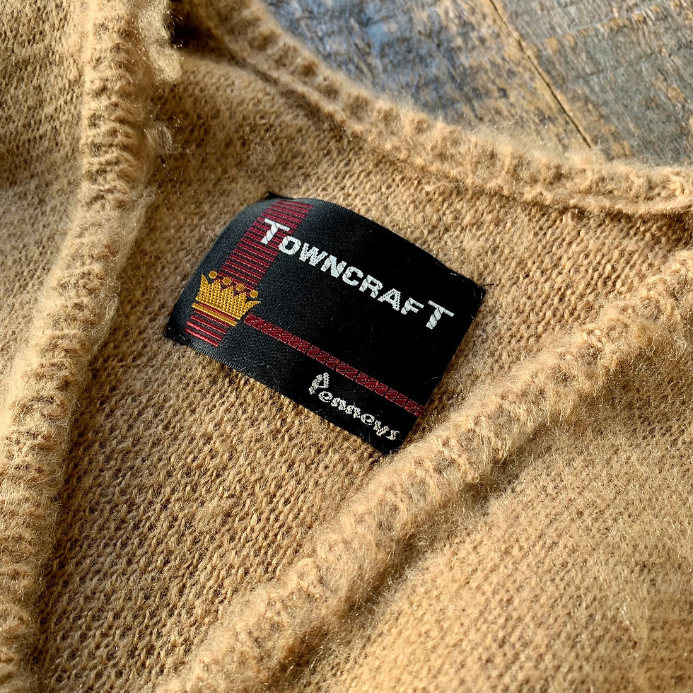 サムネイル： TOWNCRAFT　シャギー ソリッド カーディガン