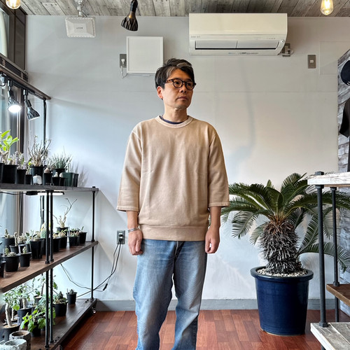 Cloveru 半端丈スウェット MUJI CREW / Sand Brown Cloveru 半端丈スウェット MUJI CREW / Sand Brown メンズ
