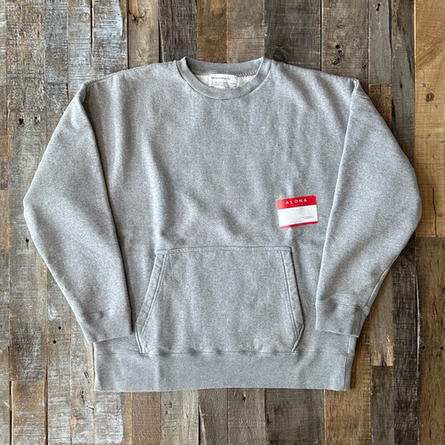 Cloveru Wide Sweat 【NAME CARD】 