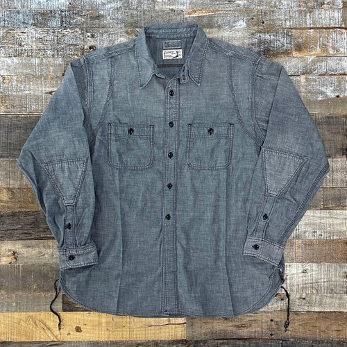 Cloveru Limited Chambray Shirts. - BLACK