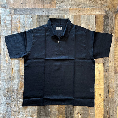 Cloveru® COMFORT LINEN SKIPPER SHIRTS | BIZARRE GREEN