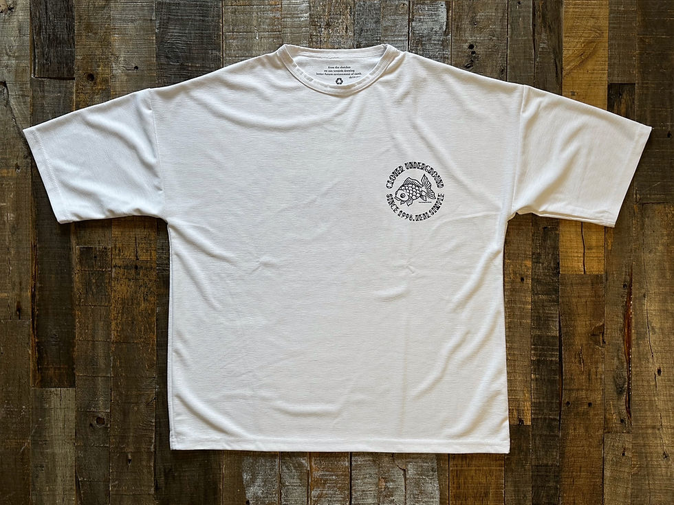 サムネイル： Cloveru®  Recycle WIDE Tee【GOLD FISH】