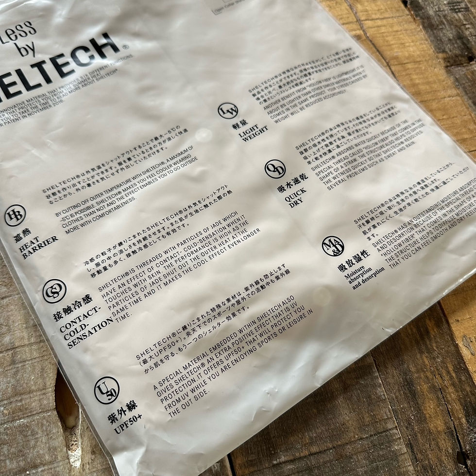 サムネイル： SHELTECH  Open Collar Shirt