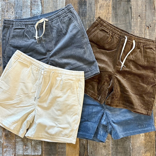 Cloveru® Corduroy Classic Shorts | BIZARRE GREEN