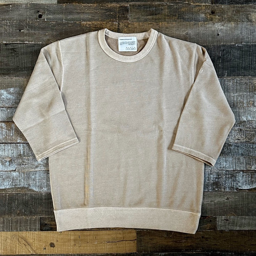 Cloveru 半端丈スウェット MUJI CREW / Sand Brown | BIZARRE GREEN
