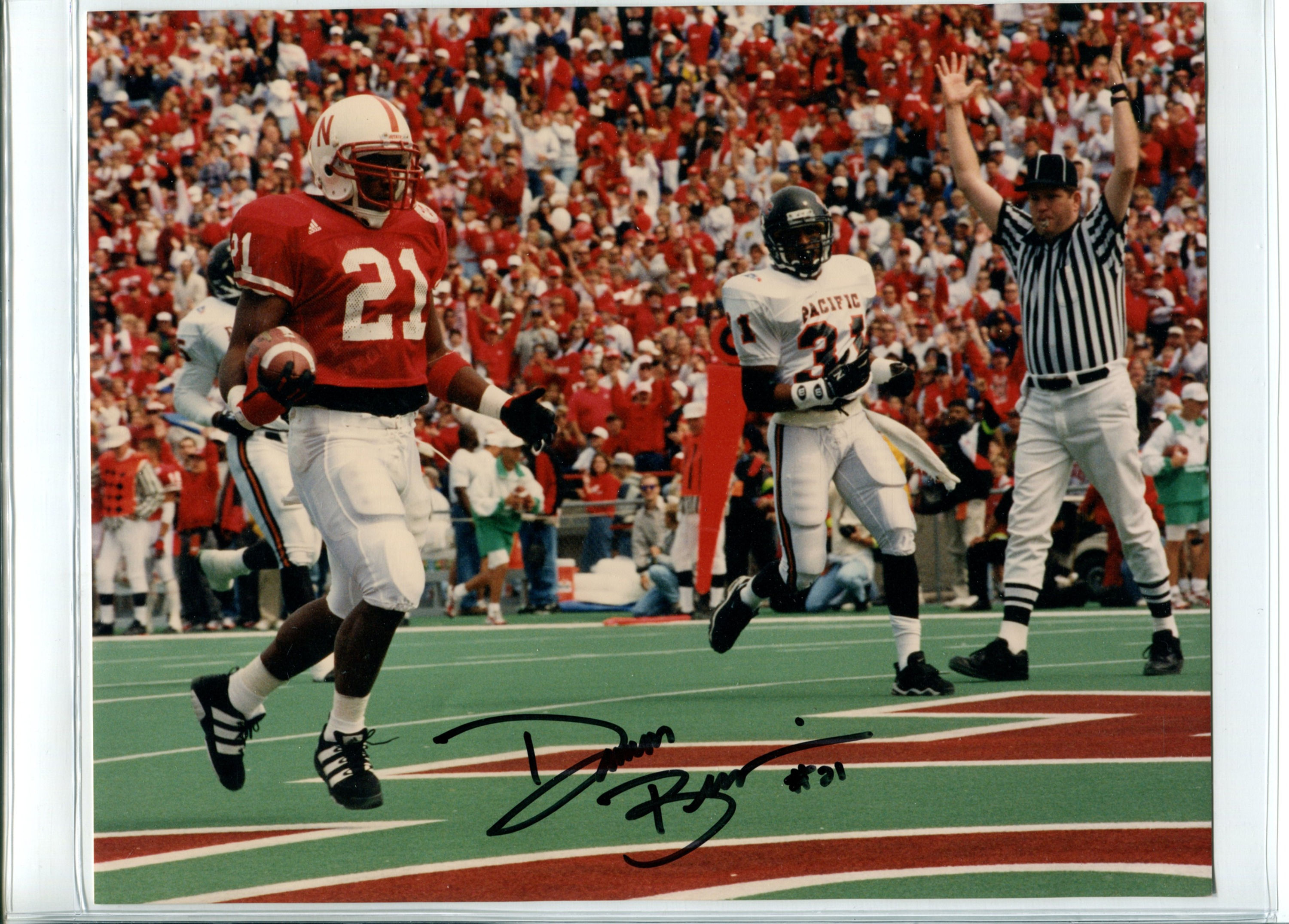 Damon Benning Signed 8x10 Nebraska Photo
