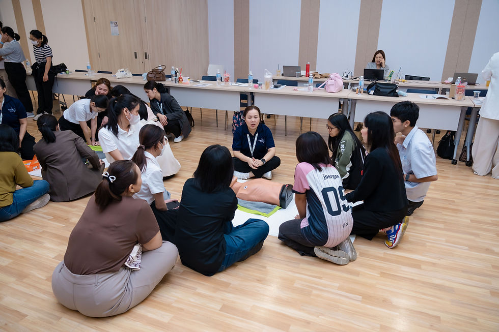 บรรยากาศอบรมผู้ช่วยดูแล (Helper)