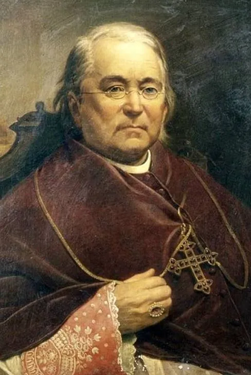 Bishop Martin J. Spalding, who would go on to become the Archbishop of Baltimore, the foremost See of the American Church