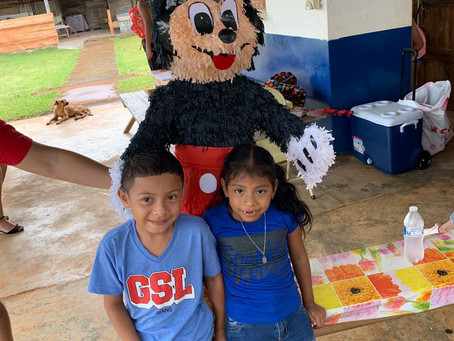 Cumpleaños para niños de Colegio Multrigrado ubicado en Olla Abajo de Capira - Julio 2019