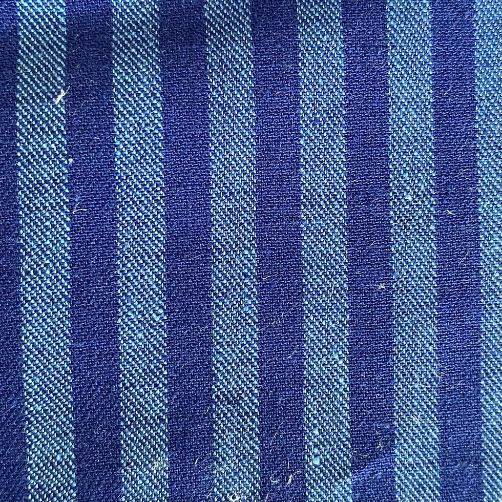 CAMISA LINO AZUL RAYA AZUL L 0-007