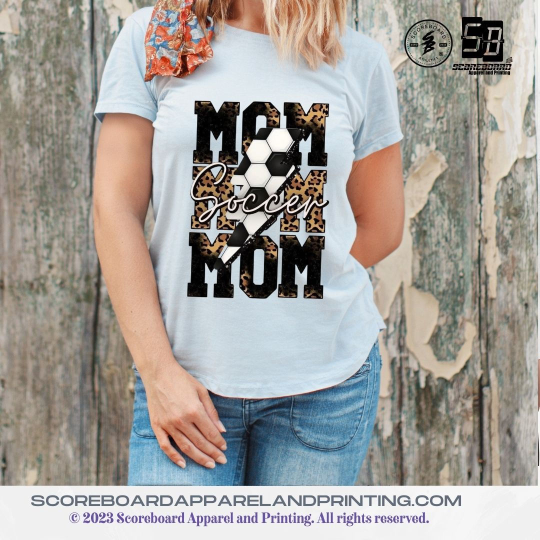 SB "Soccer Mom Cheetah print2" T-Shirt