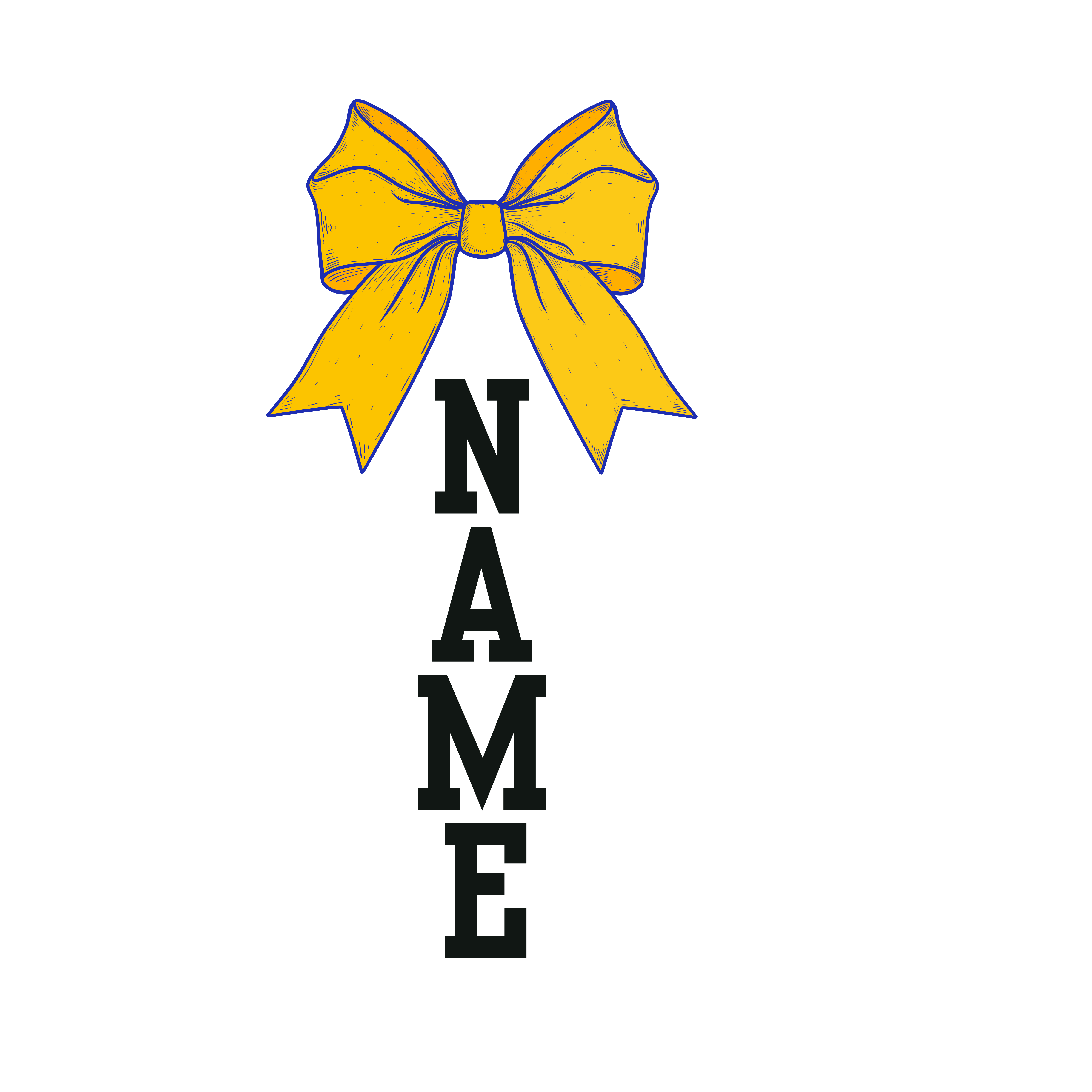 CHEER BOW ADD NAME