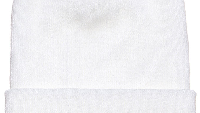 Uni-sex Cuffed Knit Beanie (Embroiderded)